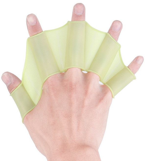 2개 1세트 수영 개구리 실리콘 물갈퀴 스트로크 물놀이 용품 SH1112000, 그린