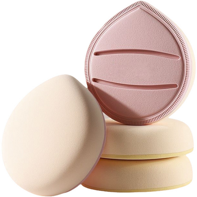 프렌지 쫀득쫀득 모찌 쿠션 퍼프, 4개, 핑크