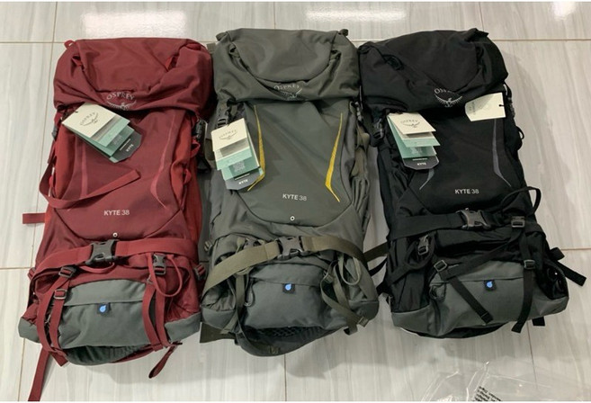 OSPREY 小鷹雙肩後背包 KYTE 38系列 女適用登山旅行背包, 橄欖綠,ML(41-48cm)
