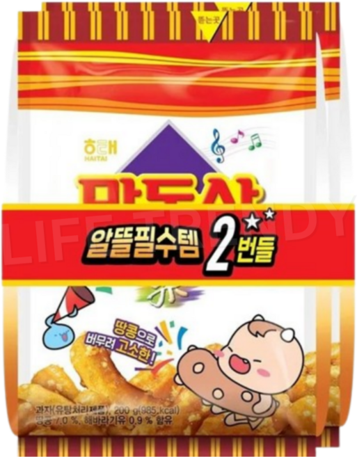 해태 맛동산 대용량, 200g, 2개