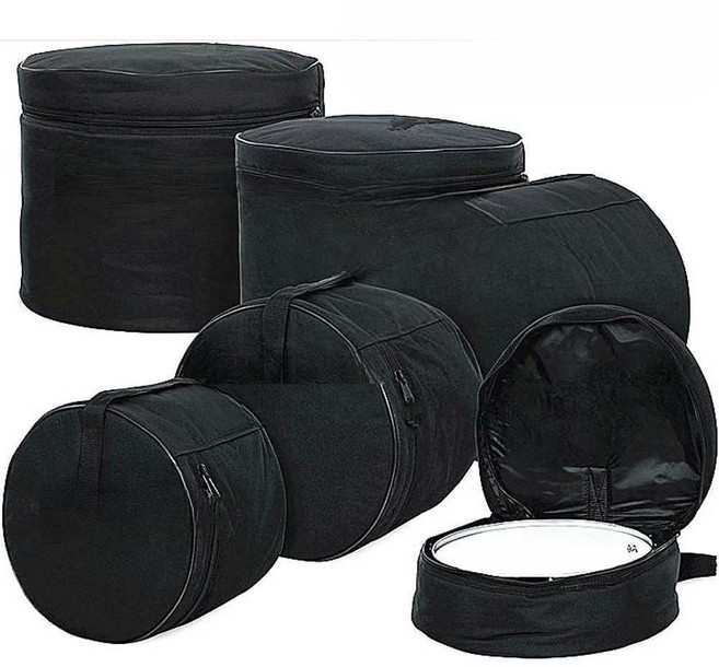 드럼 가방 보관 수납 케이스 방수 세트 1개 타악기 옥스포드 파우치 두꺼운 재즈 후프, 12. 13인치 가방
