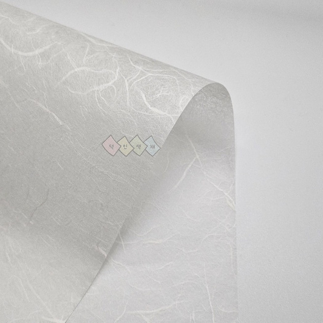 덕인 색 운용한지 Y 25g 64cm x 94cm 1장 닥70%, 30 하얀색