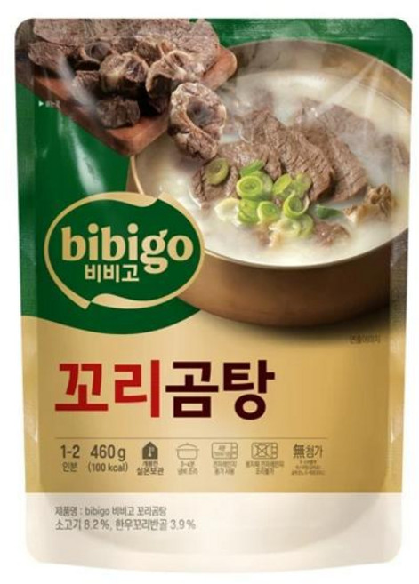 비비고 꼬리곰탕, 460g, 162개