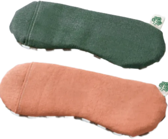 눈 다래끼 눈찜질팩 안구건조 수면안대 온열안대 눈찜질 아이마스크, 스타벅스그린(L) 1개+ 파스텔핑크(L) 1개