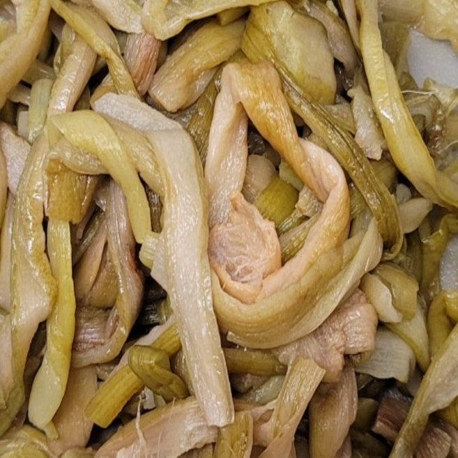 부드럽고 담백한 맛이 요리에 잘 어울림 업소용 대용량 삶은나물 토란대, 1개, 1.5kg