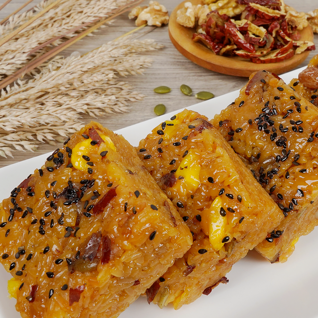 수성시루 약밥 한끼식사 간식 대추 견과류 개별포장, 100g, 13개