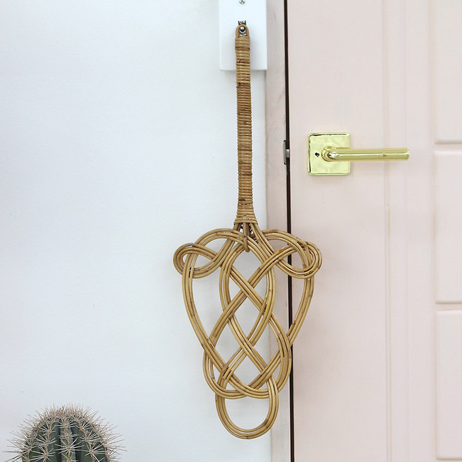 라탄 이불털이개 카펫비터 핸드메이드 먼지떨이, 1개