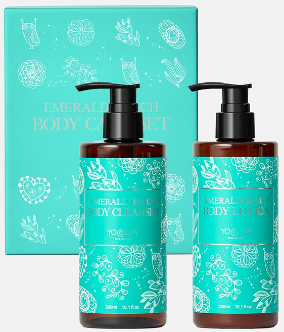 요아럽 에메랄드 비치 바디케어세트, 1개