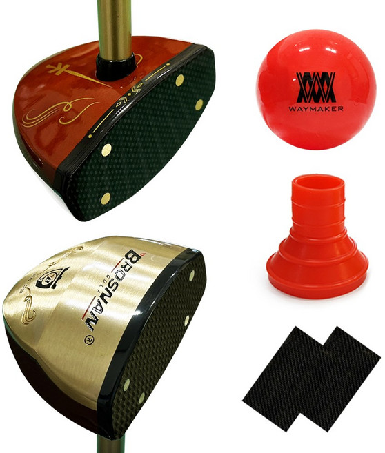 웨이메이커 파크골프채 브로스넌 PG-09 단풍나무 프리미엄 클럽 4종 세트, 1도