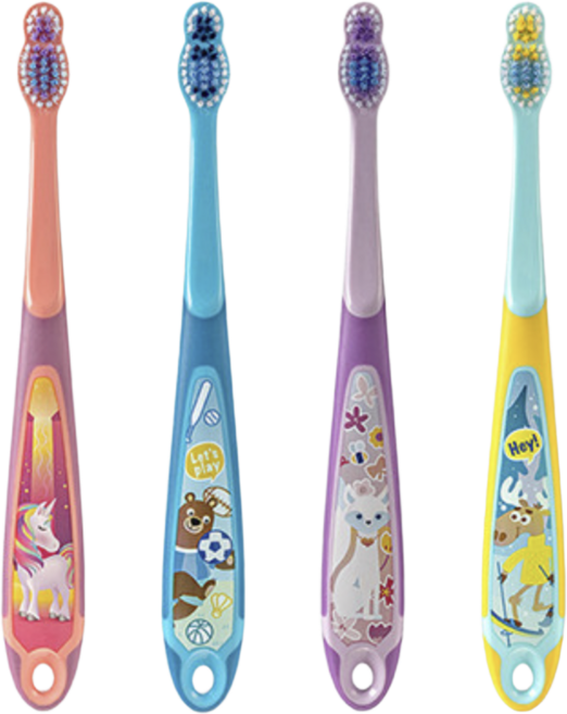 조르단 스텝 3단계 어린이 칫솔, 랜덤 발송, 1개입, 6개