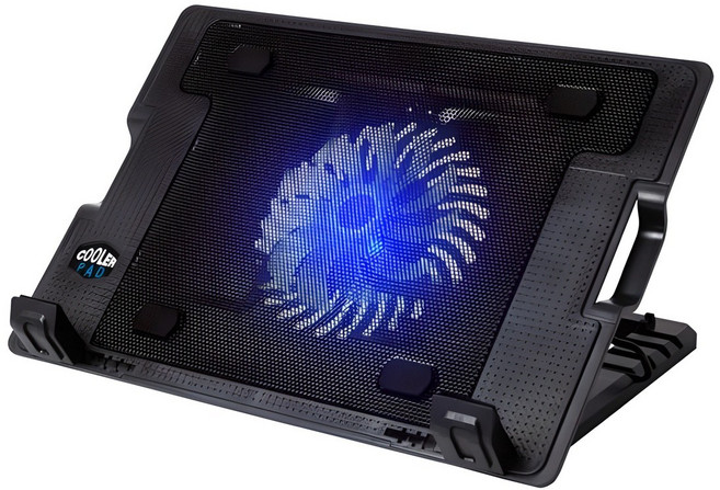 노뉴 노트북 쿨러 받침대, 블랙, 1개