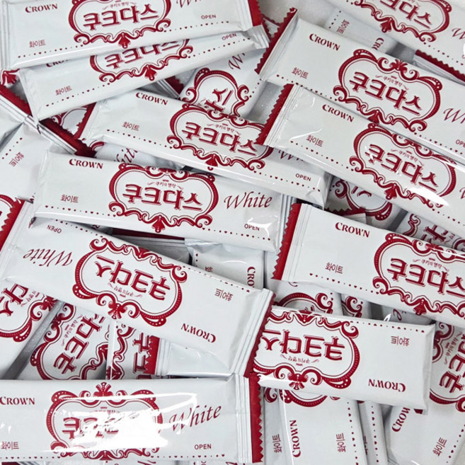 크라운 쿠크다스 대용량 어린이집 유치원 행사 단체간식, 125개, 8.5g