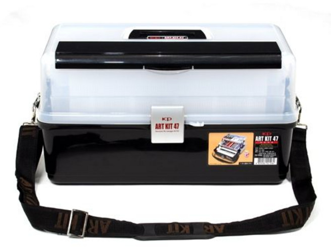 아트키트 47 화구박스 다용도함 일반형 검정 470x280x260mm