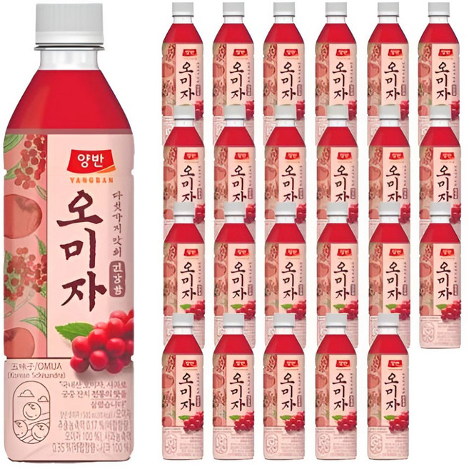 동원 양반 오미자차 500ml * 24펫, 24개