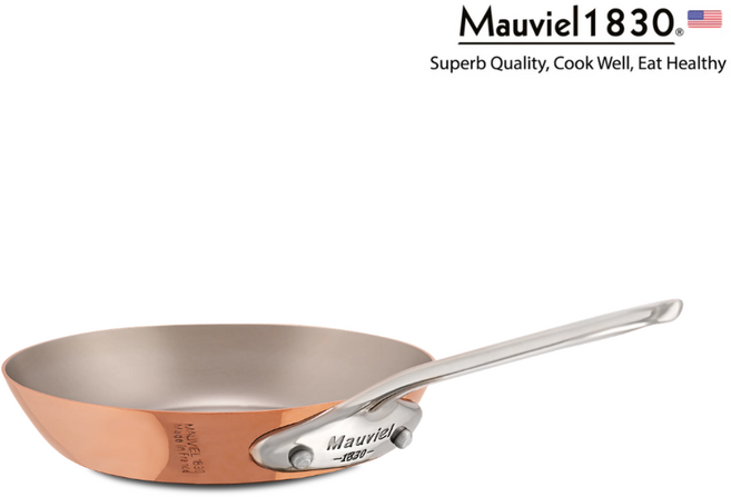 Mauviel 모비엘 M MINIS 코퍼 미니 프라이팬 1인용 에그팬 12cm 스테인리스 손잡이, 12 cm