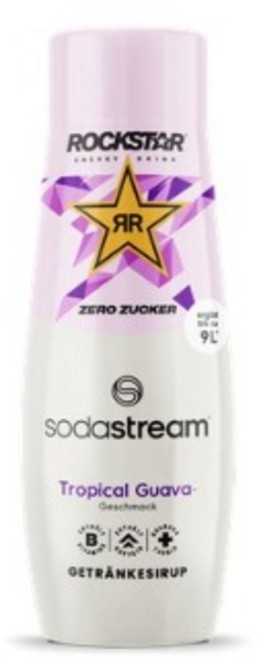 소다스트림 시럽 록스타 트로피컬 구아바 무설탕 440ml