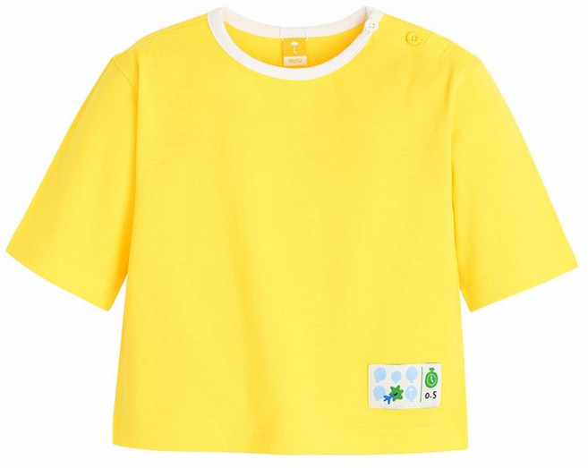 모이몰른 클립워터밤라벨 7부티셔츠 M232TSF05P