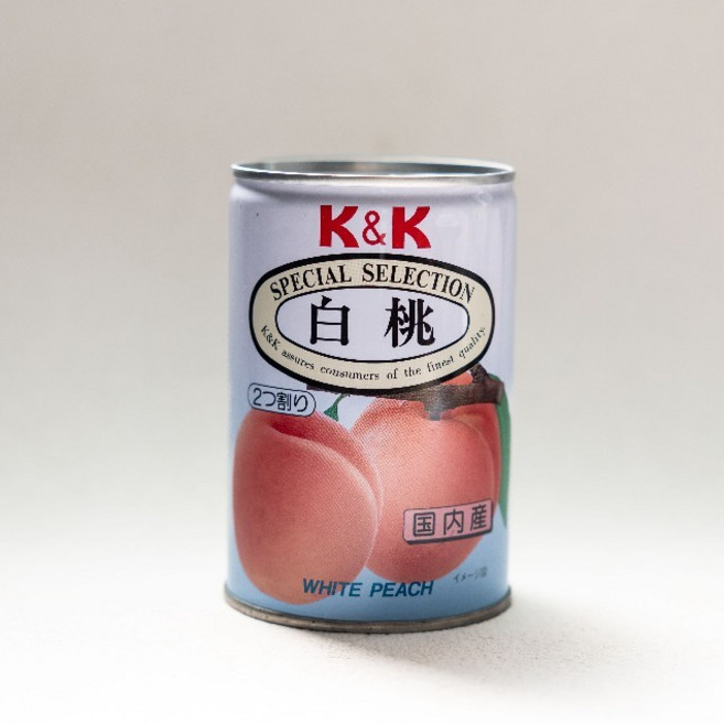K&K 日本原摘白桃罐頭 425g, 1個, 效期｜2027.07.17, 424g