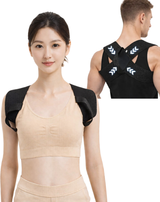 별빛상회 간편 목 어깨 자세 교정밴드, 1개