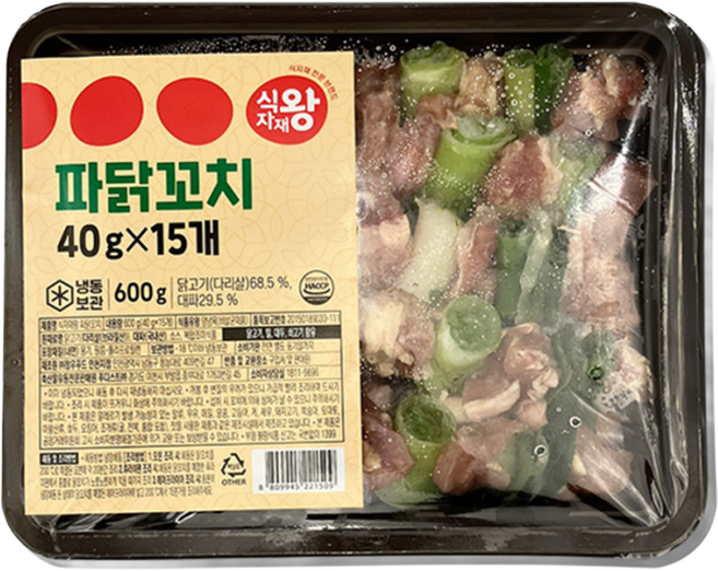 식자재왕 파닭꼬치, 1개, 600g