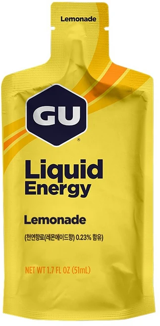 GU에너지 리퀴드 에너지젤 레모네이드맛 운동 보충제, 12개, 51ml - 쿠팡