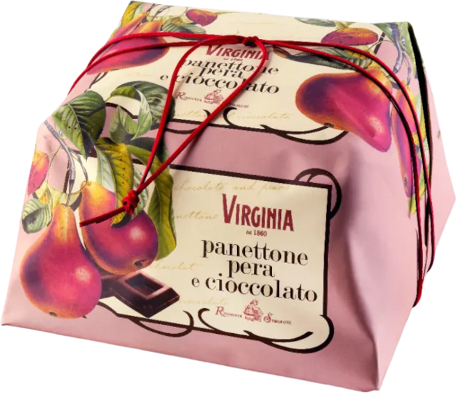 Amaretti Virginia 파네토네 페라 에 치오콜라토 1kg, 1개