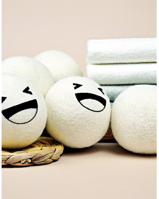 리브바라 프리미엄 건조기양모볼 6p 친환경 뉴질랜드 100% 양모 정전기방지 드라이볼 드라이어볼, 1세트