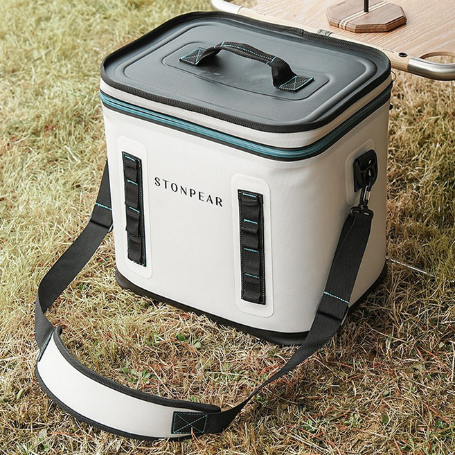 아이스박스 소프트 보냉백 쿨러 가방, 10L, 화이트