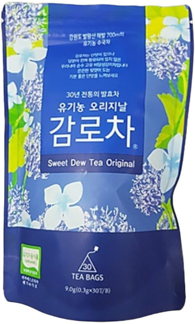 수국차 유기농 메밀차 카페인없는 오리지날 감로차0.3g 30개입 1개, 300mg