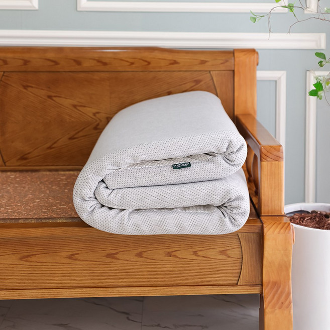 코어슬립 돌쇼파 흙쇼파 전용패드 돌 흙침대 메모리폼 토퍼 매트, 연그레이토퍼, 5T