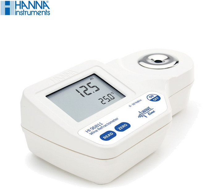 HANNA 방수형 디지털 당도계 HI96811 측정0~50%, 1개