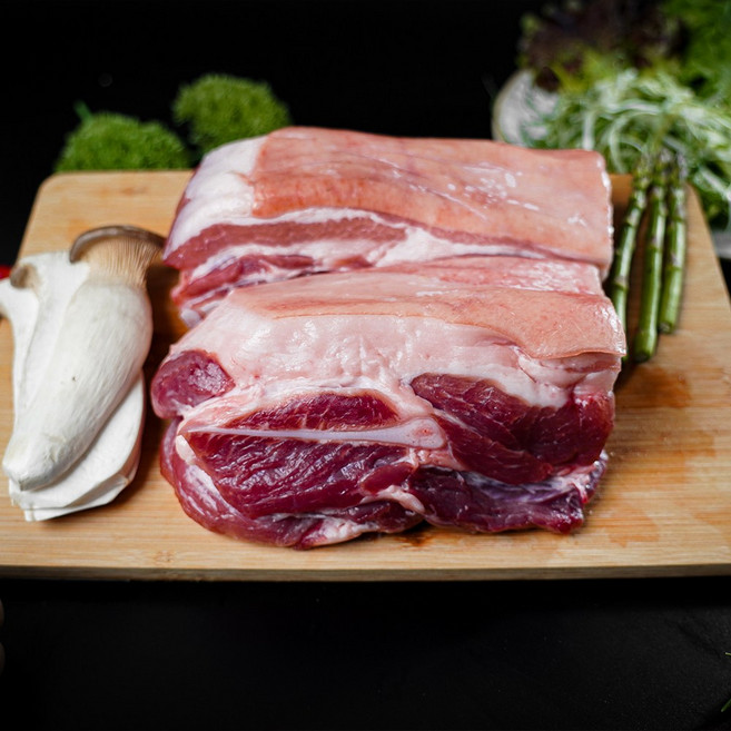 문경약돌돼지 삼겹살 수육용 국내산 냉장 돼지고기, 1개, 500g