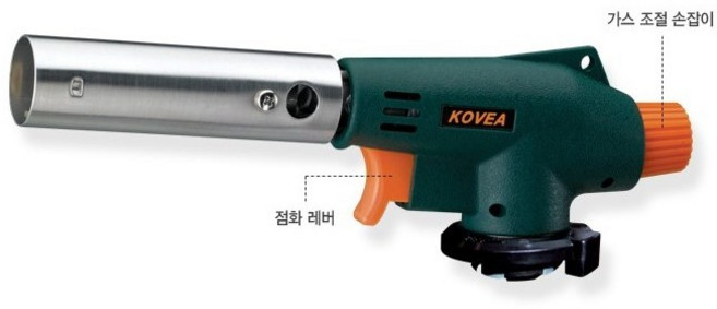 청사기공 코베아 뉴피스톨 가스 토치, 3개
