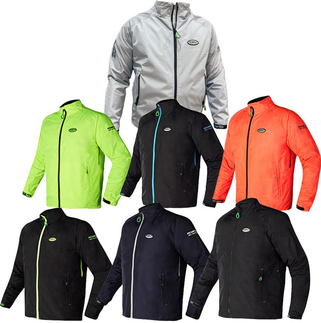 [바이크마트]신제품!!! 라이더런 바람막이 오토바이 바이크 자켓, 01_블랙/블랙