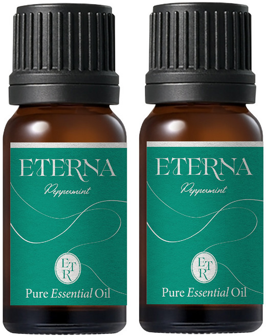 에테르나 퓨어 에센셜오일 100% 아로마오일 원액, 2개, 10ml, 페퍼민트