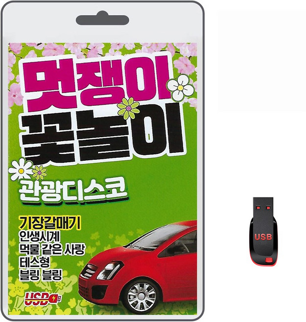 멋쟁이 꽃놀이 관광 디스코, 1USB