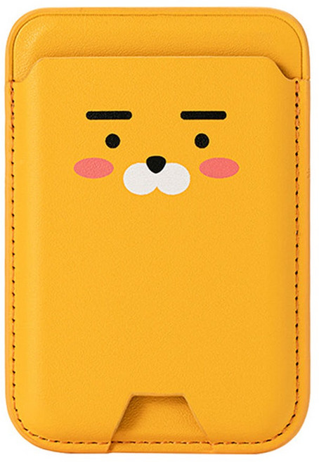 카카오프렌즈 맥세이프 카드지갑 라이언 어피치 춘식이, 라이언페이스, 1개
