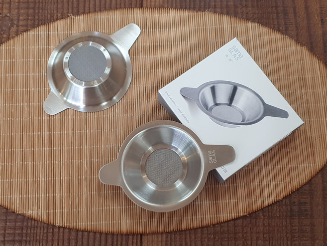 사마 고급 스텐리스 거름망 2021년 신형 보이차 걸음망 차도구 필터, 1개