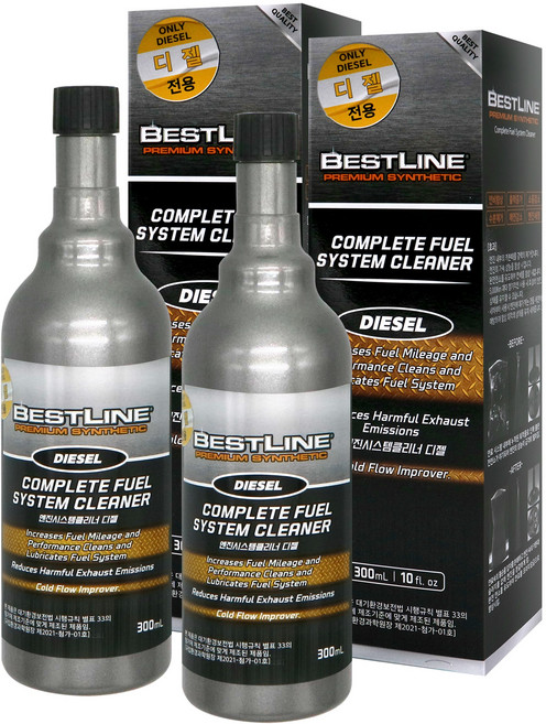 베스트라인 연료첨가제 디젤 300ml, 2개, 디젤/경유