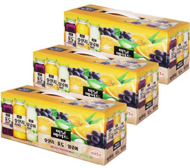 미닛메이드 (오포알) 180ml x 36병 / 꼬마병 병음료