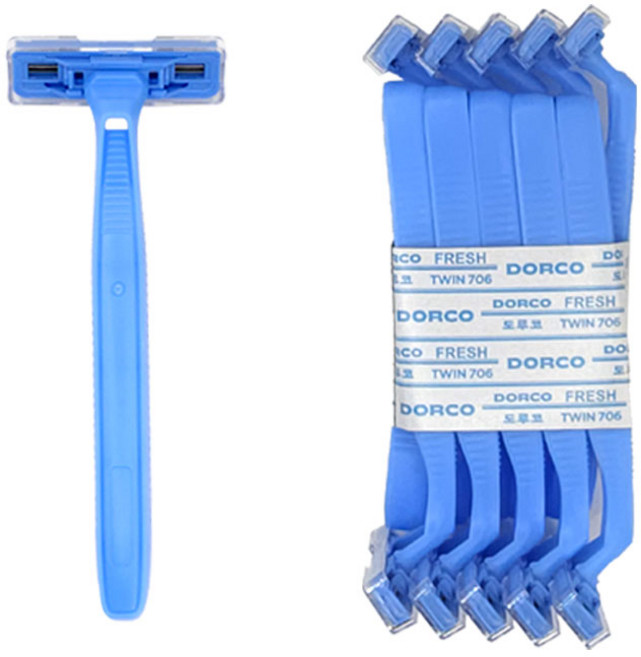 도루코 프레쉬 일회용 면도기 TD706 10입x10개 2중날, 10개입, 10개