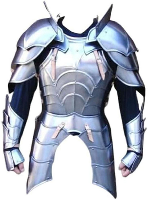 플레이트 아머 판금갑옷 중세 기사 갑옷 모형 인테리어, 스테인리스 스틸