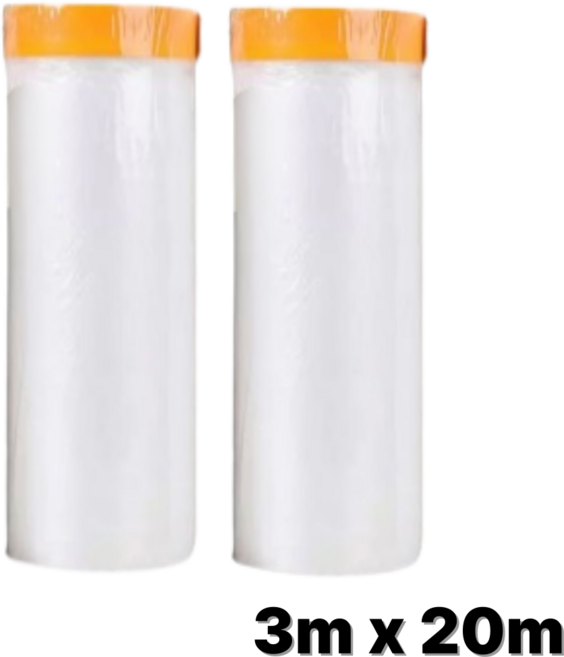 나라에센셜 페인트 공사 도장 마스킹 커버링 보양지 보양 비닐 테이프, 2개