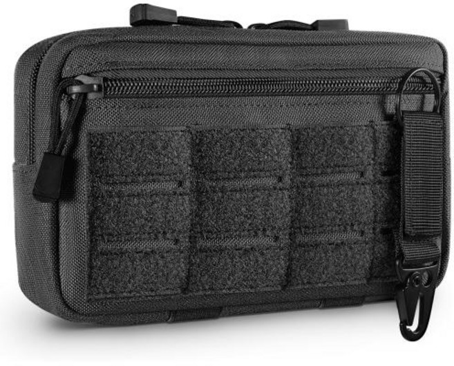 야외 전술 백팩 Tactical Molle Admin Pouch EDC Orgaznier Horizon, 1)black