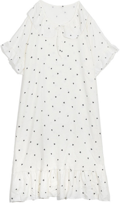 여성 원피스잠옷 홈웨어 파자마 라운드 홈드레스 10종택1