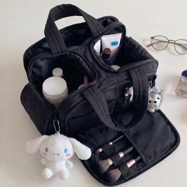 디망 14포켓 여행용 화장품 메이크업 파우치 백