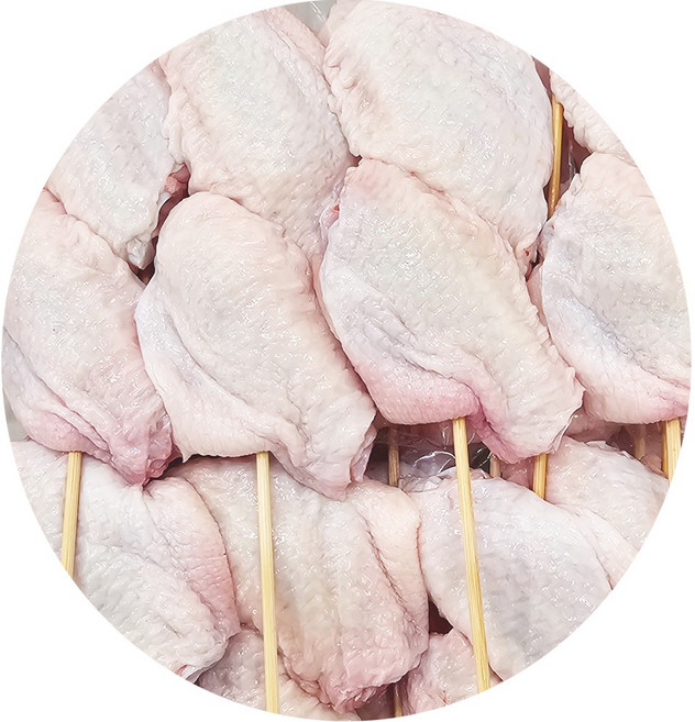 국내산 무염 닭꼬치 11종류 200g 소포장 캠핑꼬치구이 닭근위 닭염통 닭껍질 닭오돌뼈 닭껍질 무뼈닭발 닭목살 닭순살 안심꼬치 닭윙꼬치, 닭날개꼬치(윙)200g, 1개