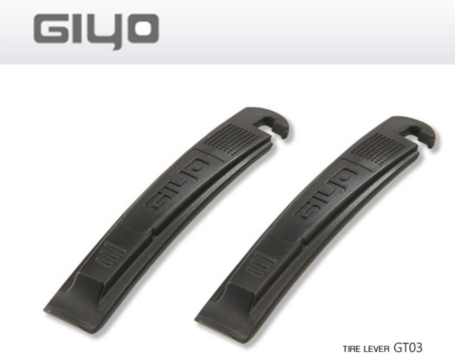 GIYO 자전거 타이어레버x2개 자전거 바퀴 타이어 분리기 튜브교체 펑크 수리공구 대만산, 1세트