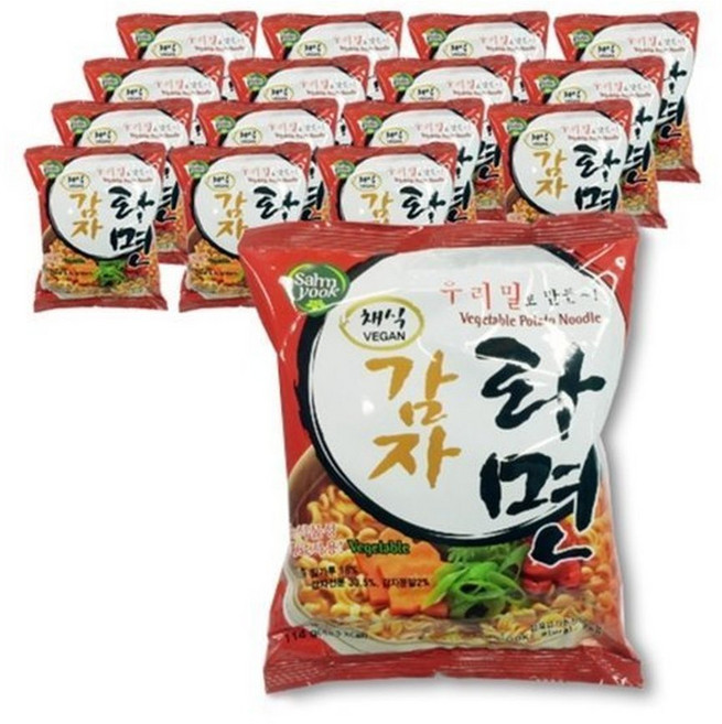 채식라면 감자라면114g 16개