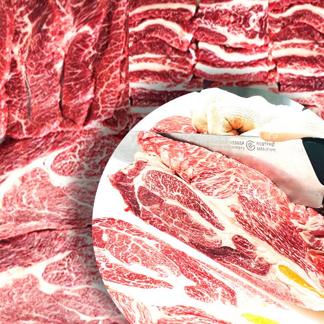 당일도축 직접 발골한 1++정세트 1.2kg (등심+채끝+부채살+갈비모둠) 프리미엄 한우 선물 세트, 1개